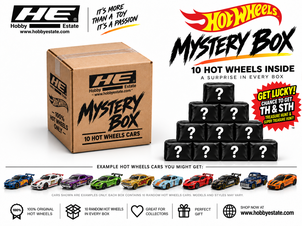 Hotwheels Mystery Box – 10 Cars