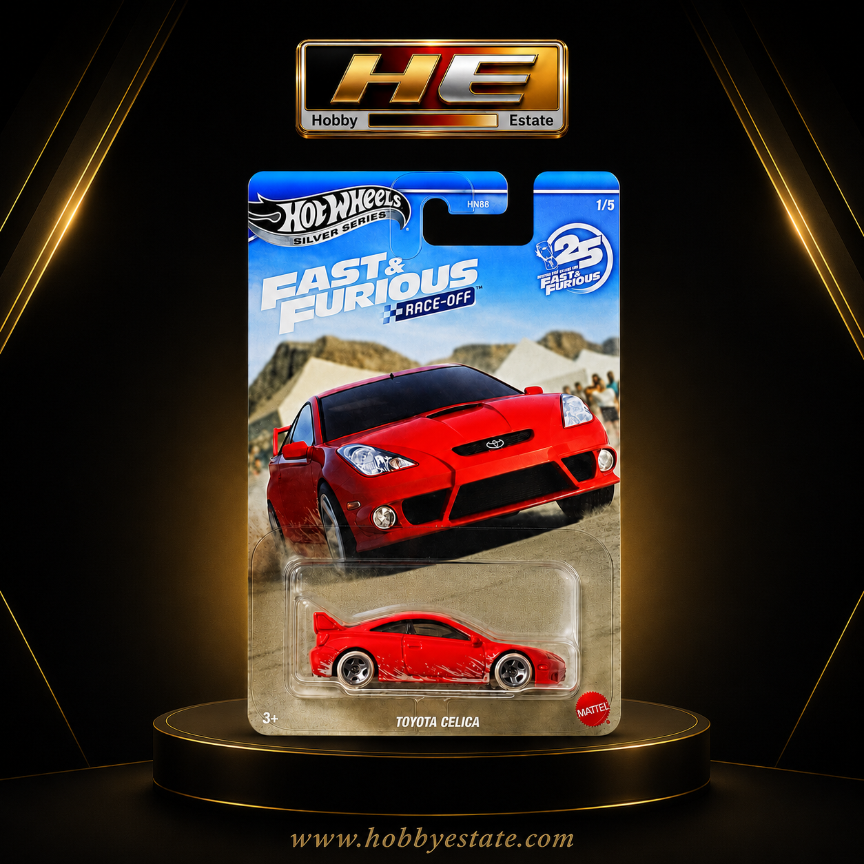 Hot Wheels Fast & Furious Toyota Celica – Silver Series (1/5)