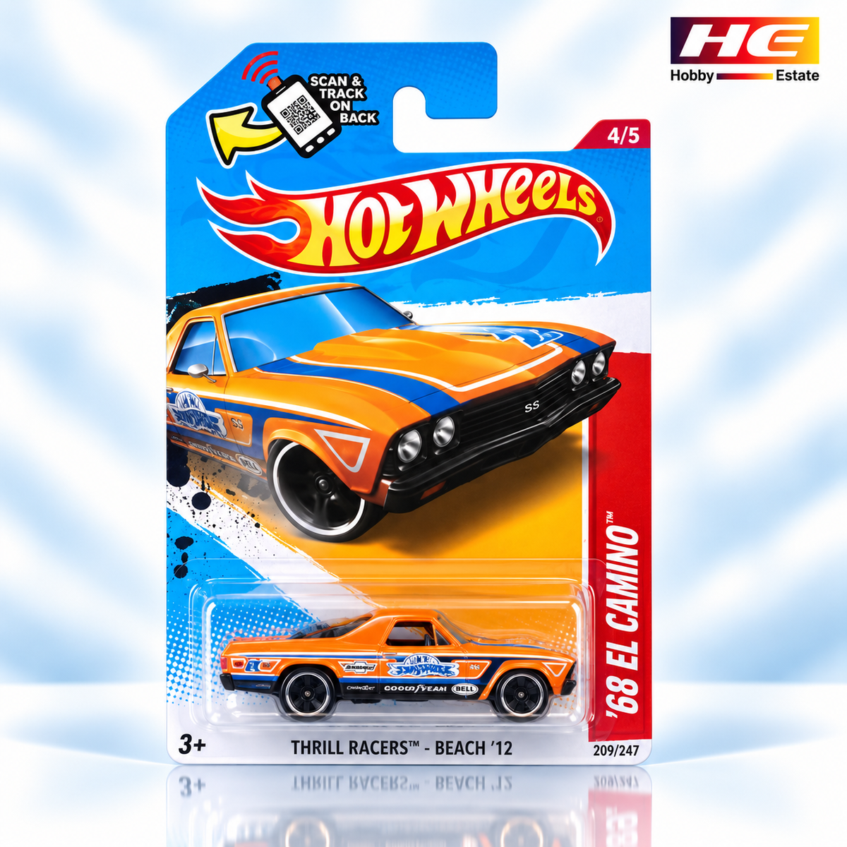 Imported Hot Wheels ’68 El Camino – Thrill Racers Beach