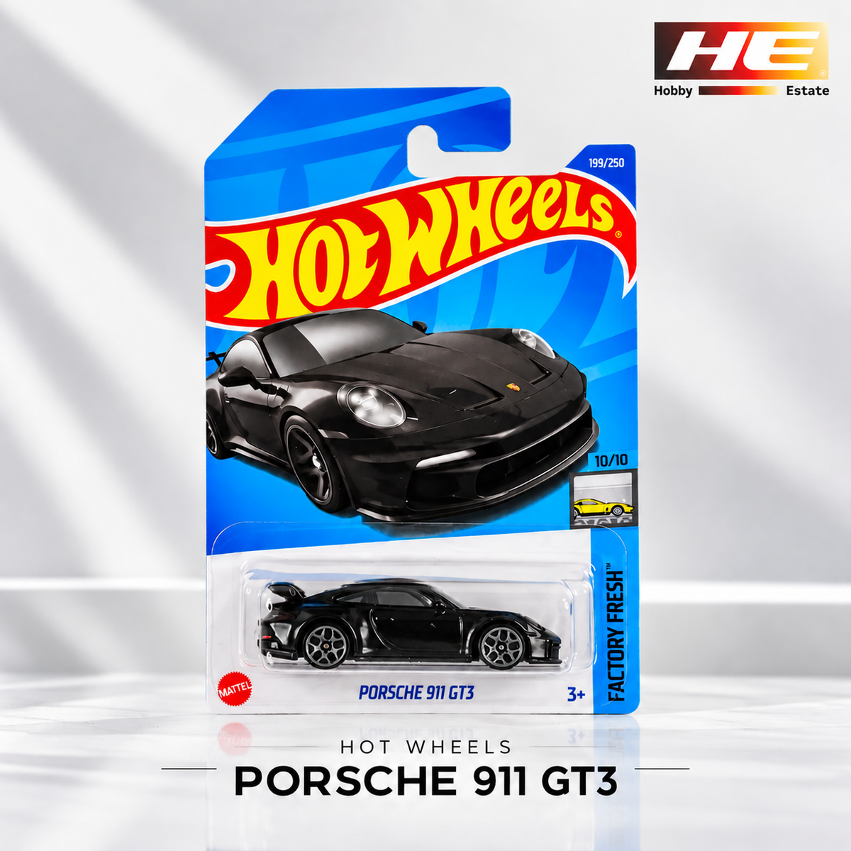 Hot Wheels Porsche 911 GT3 (Black)– Imported Collection
