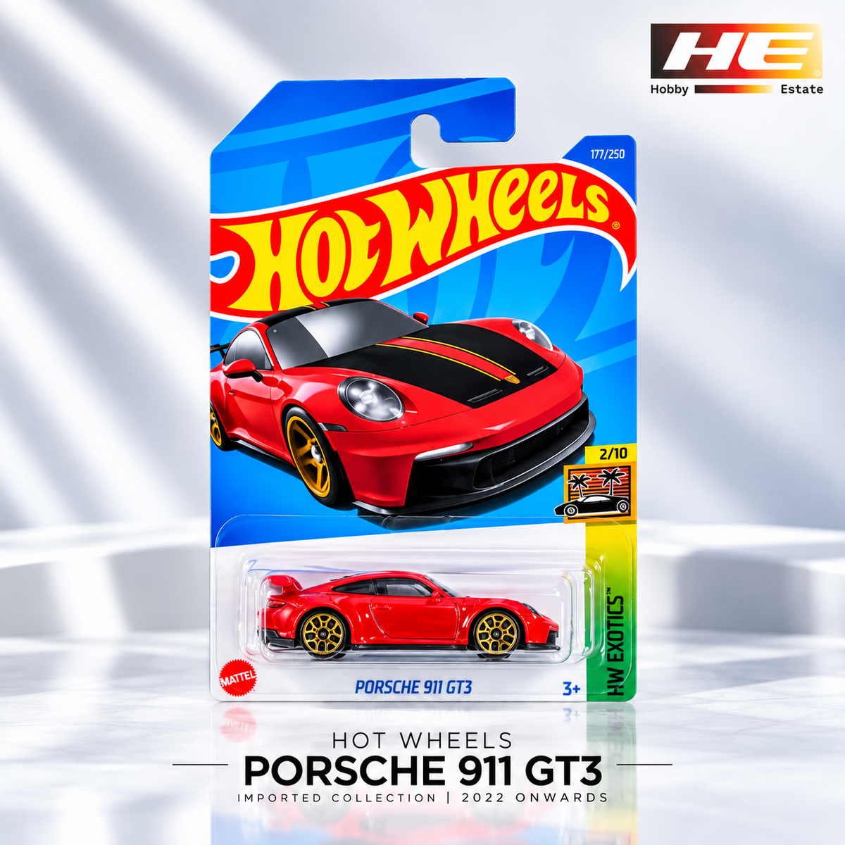 Hot Wheels Porsche 911 GT3 (Red)– Imported Collection