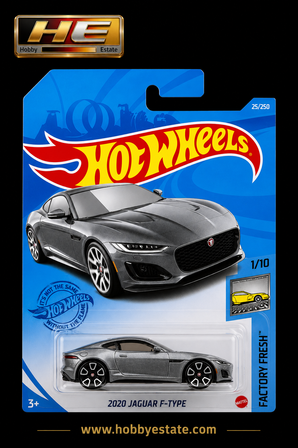 Hot Wheels 2020 Jaguar F-Type – Factory Fresh 1/10 | Mainline Diecast Car=Imported Rare