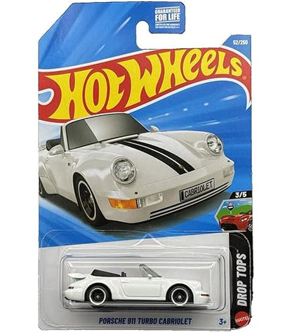 Hot Wheels Imported Curated Set: X-Steam, Porsche 911 Turbo Cabriolet & '76 Chevy Chevette (3-Car Combo Pack)