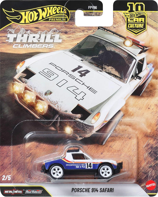 Hot Wheels Premium Car Culture: Thrill Climbers – Porsche 914 Safari (Real Riders)