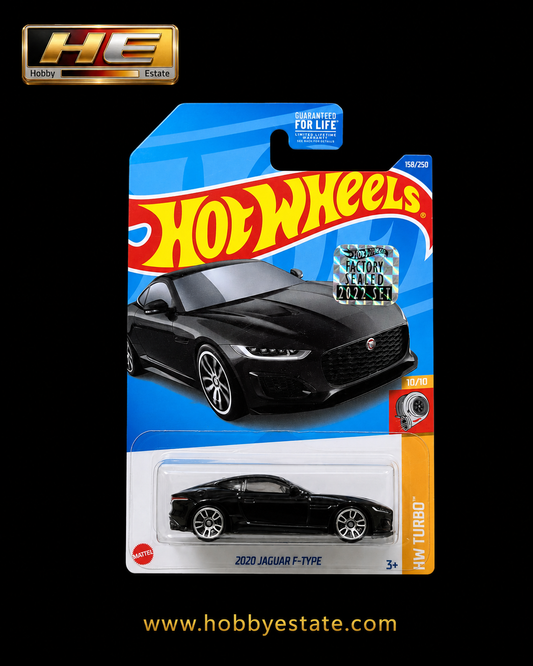Hot Wheels 2020 Jaguar F-Type – Factory Sealed 2022 Set | HW Turbo 10/10 _Extremely Rare