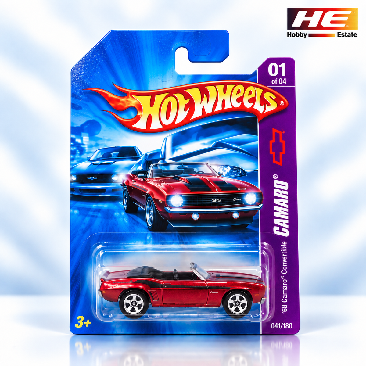 Imported Hot Wheels ’69 Camaro Convertible – Camaro Series 01/04