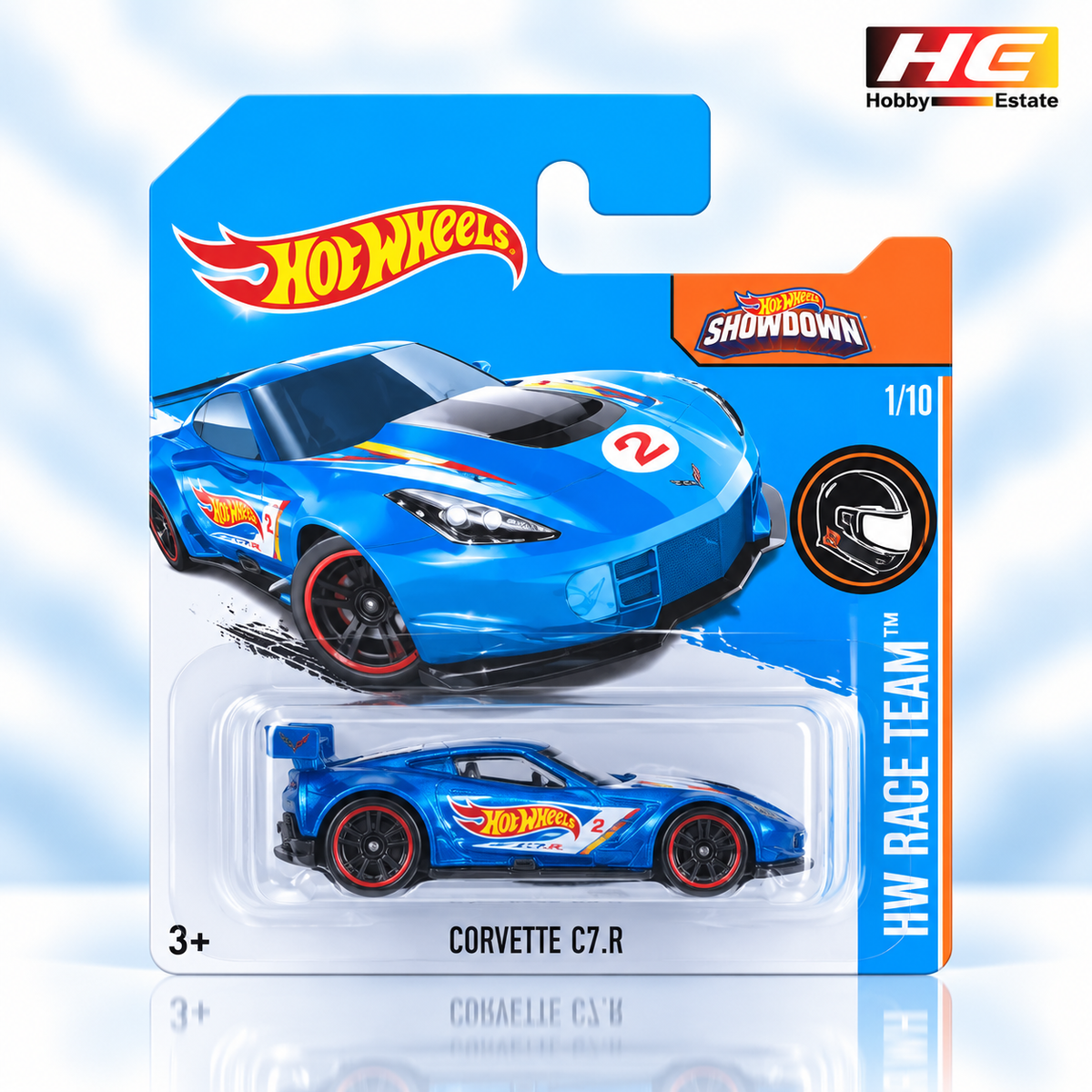 Imported - 2016 - Hot Wheels Corvette C7.R – HW Race Team (Long Card)