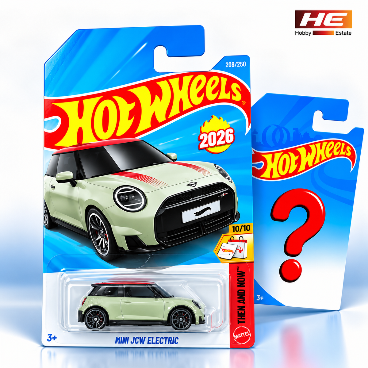 Hot Wheels MINI JCW Electric + 1 Mystery Car – Set of 2