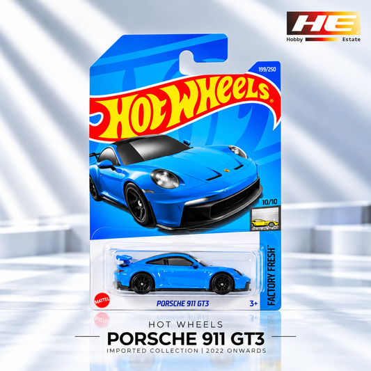Hot Wheels Porsche 911 GT3 (Blue)– Imported Collection