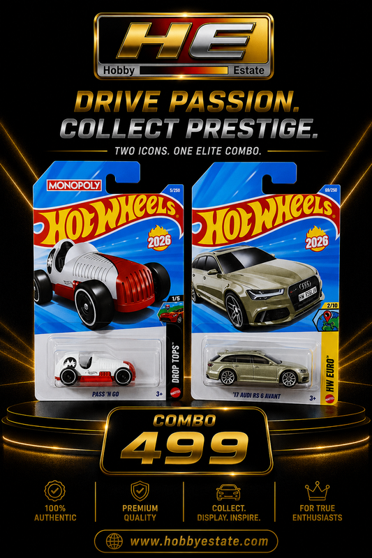 Hot Wheels 2026 Elite Combo: Pass 'N Go & '17 Audi RS 6 Avant