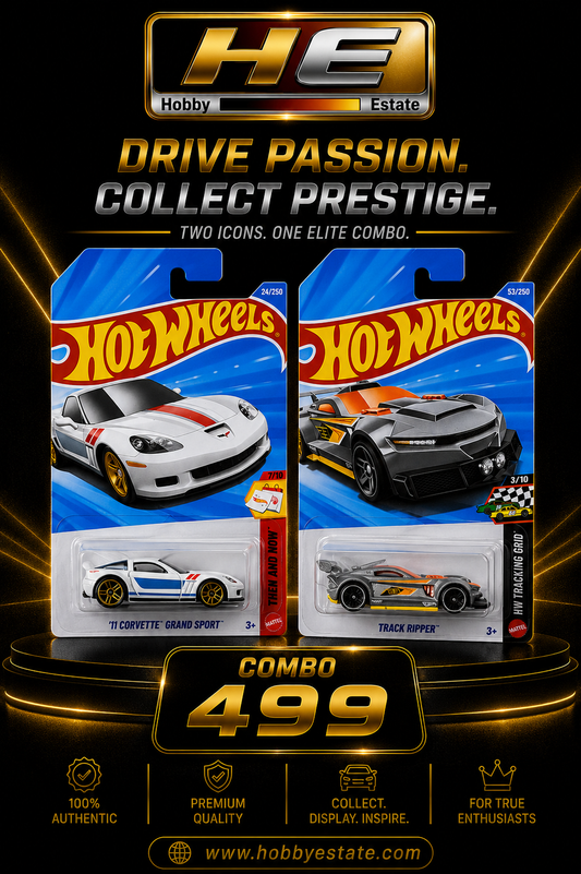 Hot Wheels Elite Combo: '11 Corvette Grand Sport & Track Ripper