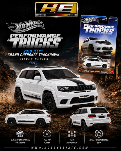Hot Wheels Silver Series: 2019 Jeep® Grand Cherokee Trackhawk