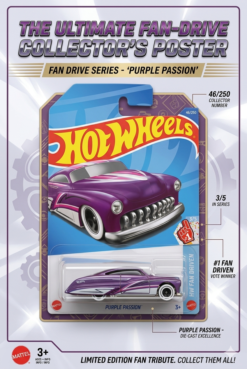 Hot Wheels Collector's 2-Pack: '82 Toyota Supra & Purple Passion