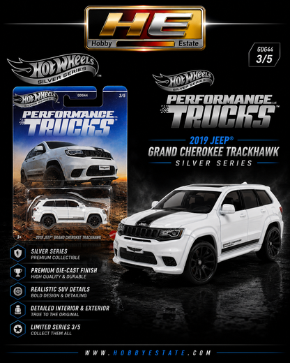 Hot Wheels Silver Series: 2019 Jeep® Grand Cherokee Trackhawk