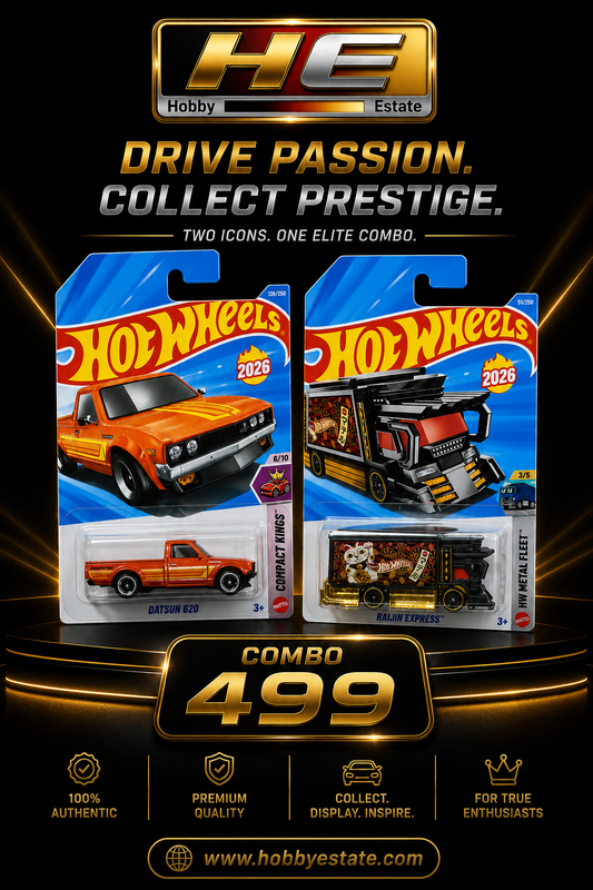 Hot Wheels 2026 Elite Combo: Datsun 620 & Raijin Express