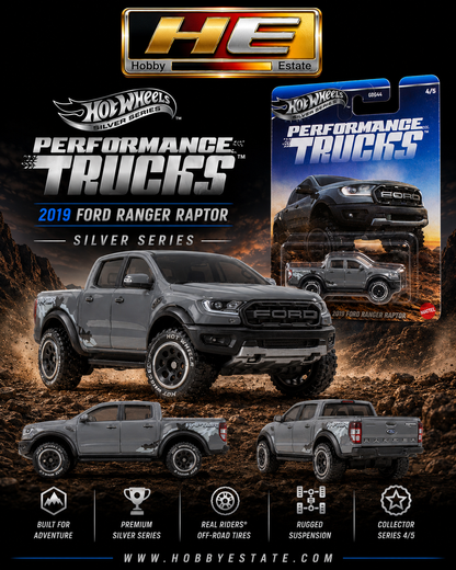 Hot Wheels Silver Series: 2019 Ford Ranger Raptor