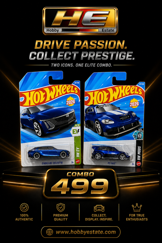 Hot Wheels 2026 Elite Combo: Cadillac Celestiq & PT Fast
