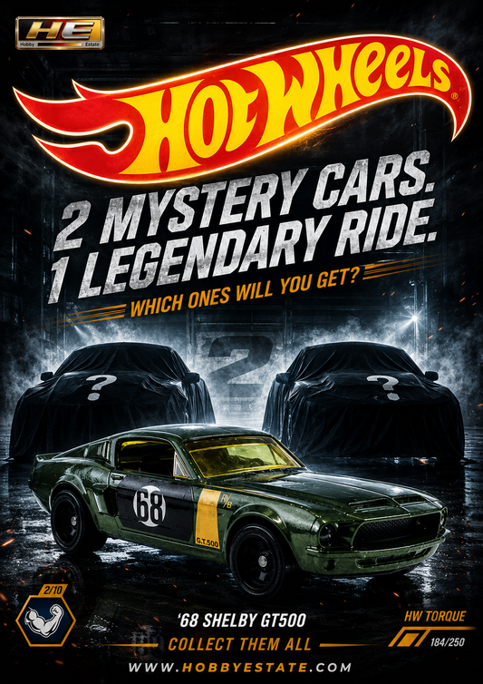 Hot Wheels Elite Combo: '68 Shelby GT500 & 2 Mystery Cars