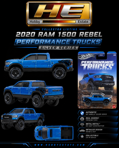 Hot Wheels Silver Series: 2020 RAM 1500 Rebel