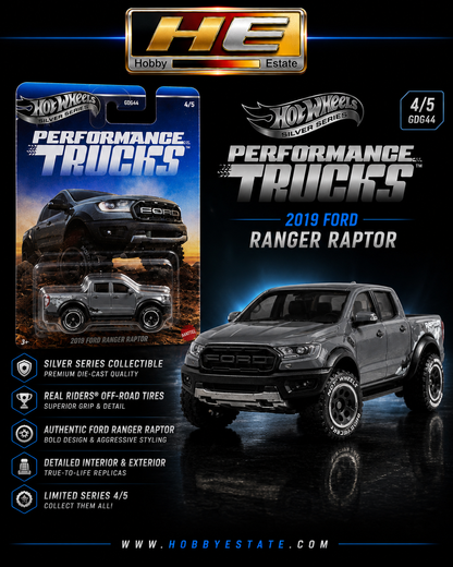 Hot Wheels Silver Series: 2019 Ford Ranger Raptor