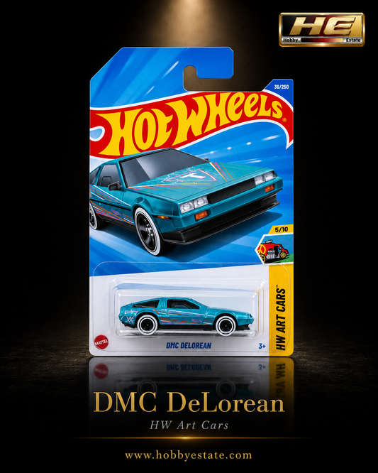 Hot Wheels DMC DeLorean – HW Art Cars- imported