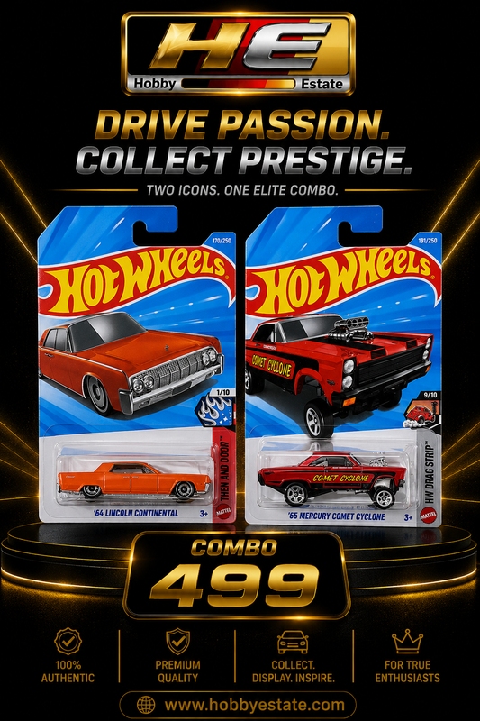 Hot Wheels Elite Combo: '64 Lincoln Continental & '65 Mercury Comet Cyclone
