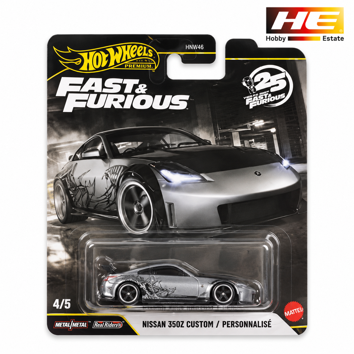 Hot Wheels Premium Fast & Furious Nissan 350Z Custom – 4/5