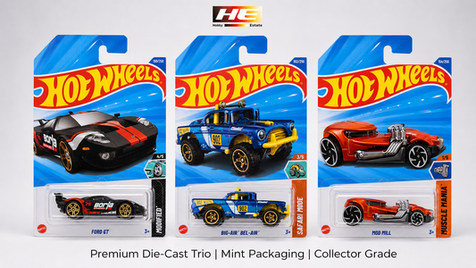 Hot Wheels Imported Combo of 3 – Collector Grade Pack