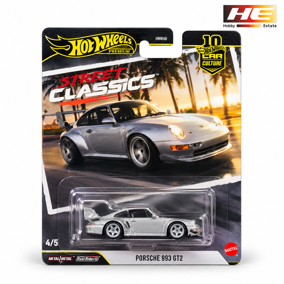Hot Wheels Premium Street Classics – Porsche 993 GT2 | 4/5