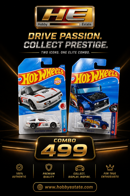 Hot Wheels Exclusive 2-Pack Combo: '88 Mitsubishi Starion & Mailed It!